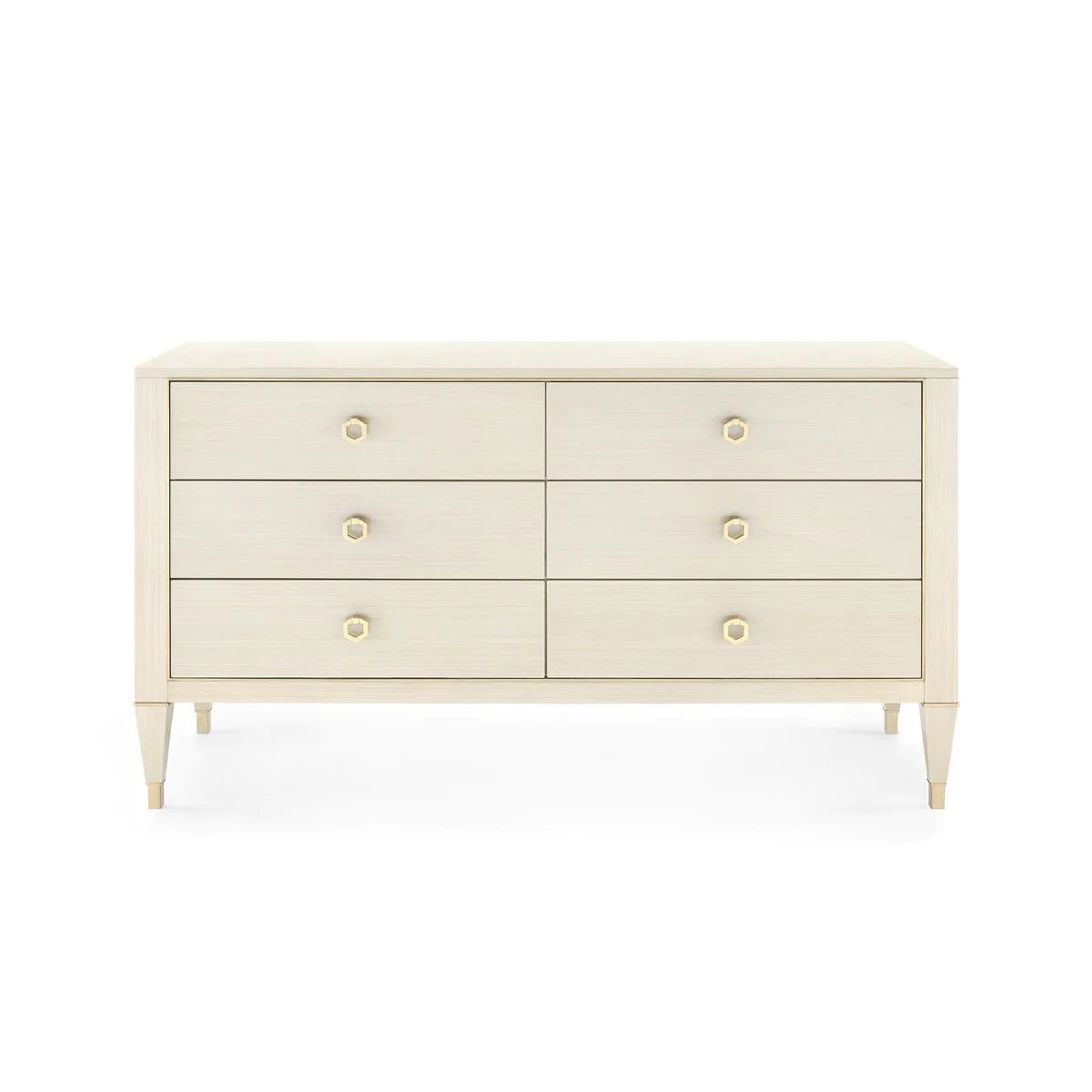 Morris Extra Large 6-Drawer in Blanched Oak | Burke Decor
