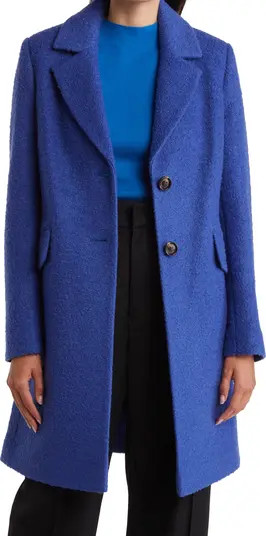 Sam Edelman Reefer Notch Collar Wool Blend Coat | Nordstromrack | Nordstrom Rack