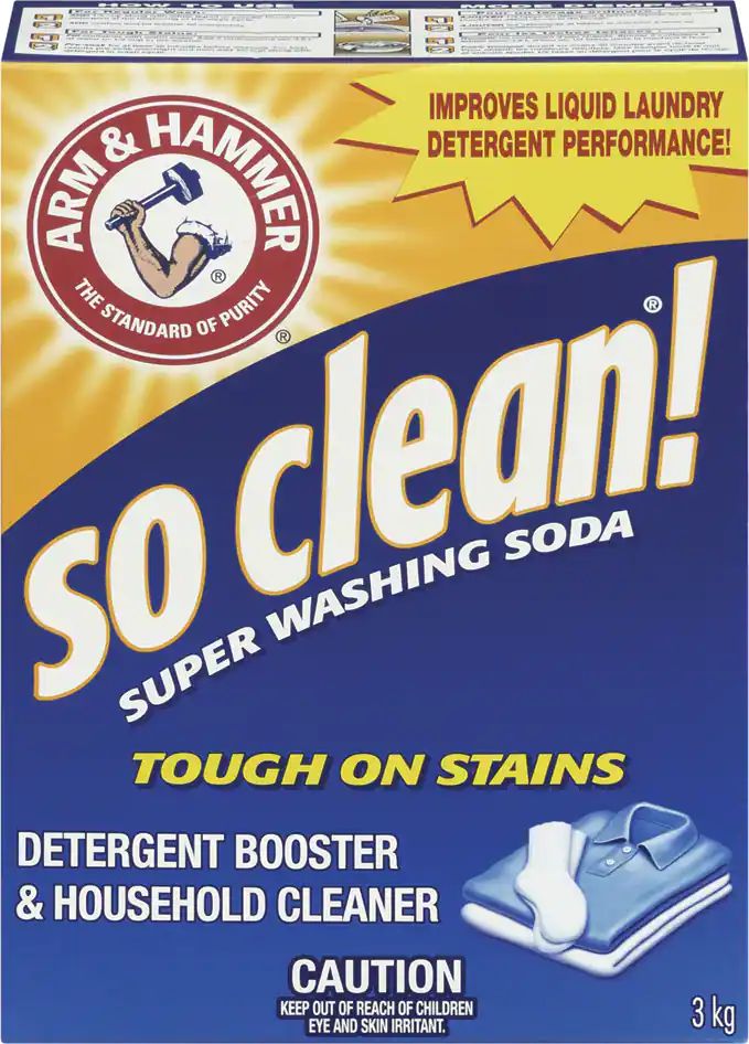 Arm & Hammer Washing Soda Laundry Detergent Booster, 3-kg | Canadian Tire