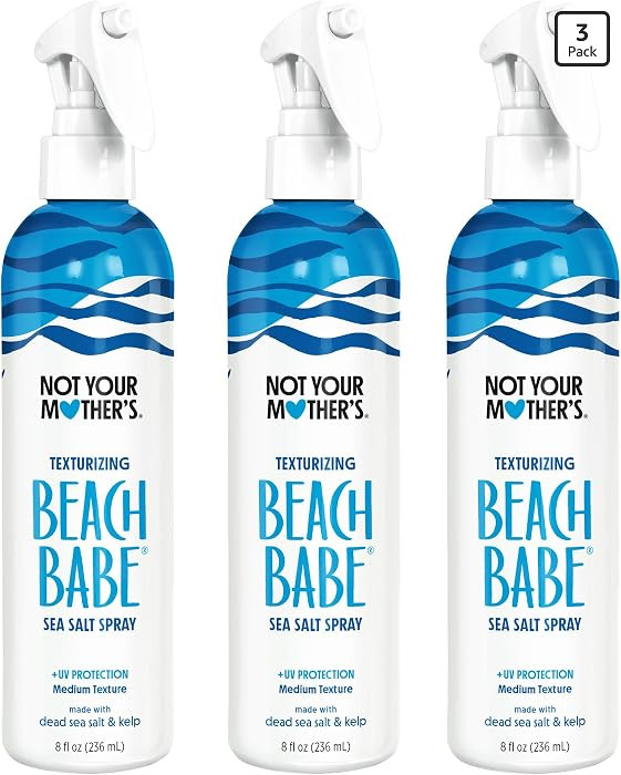 Not Your Mother's Beach Babe Texturizing Sea Salt Spray, 3 Pack | Amazon (US)