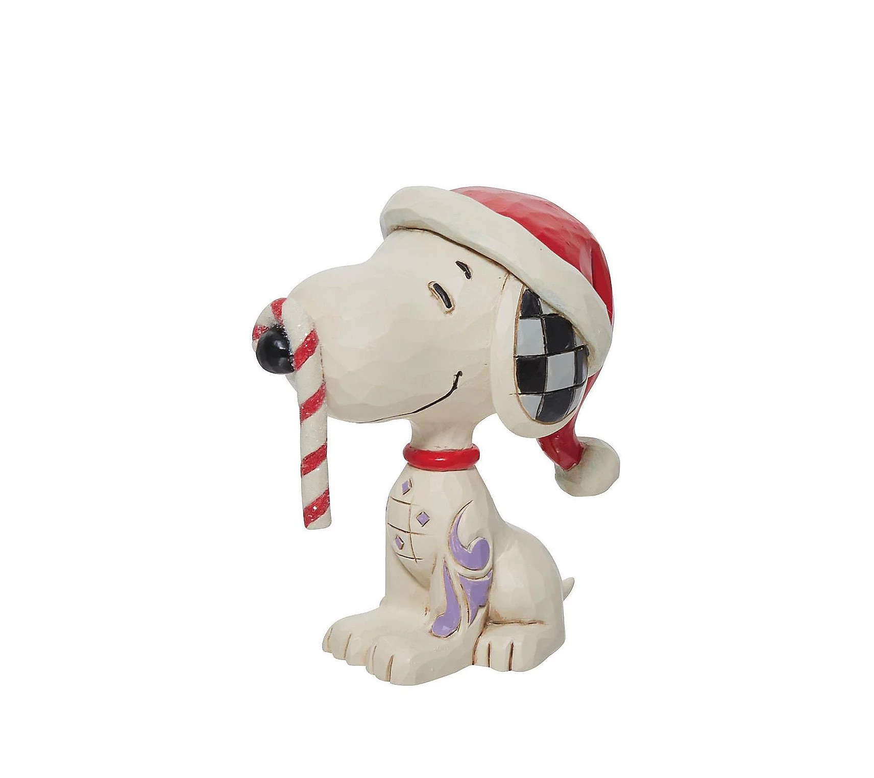 Enesco Peanuts by Jim Shore Snoopy Glitter Cand y Cane Mini | QVC
