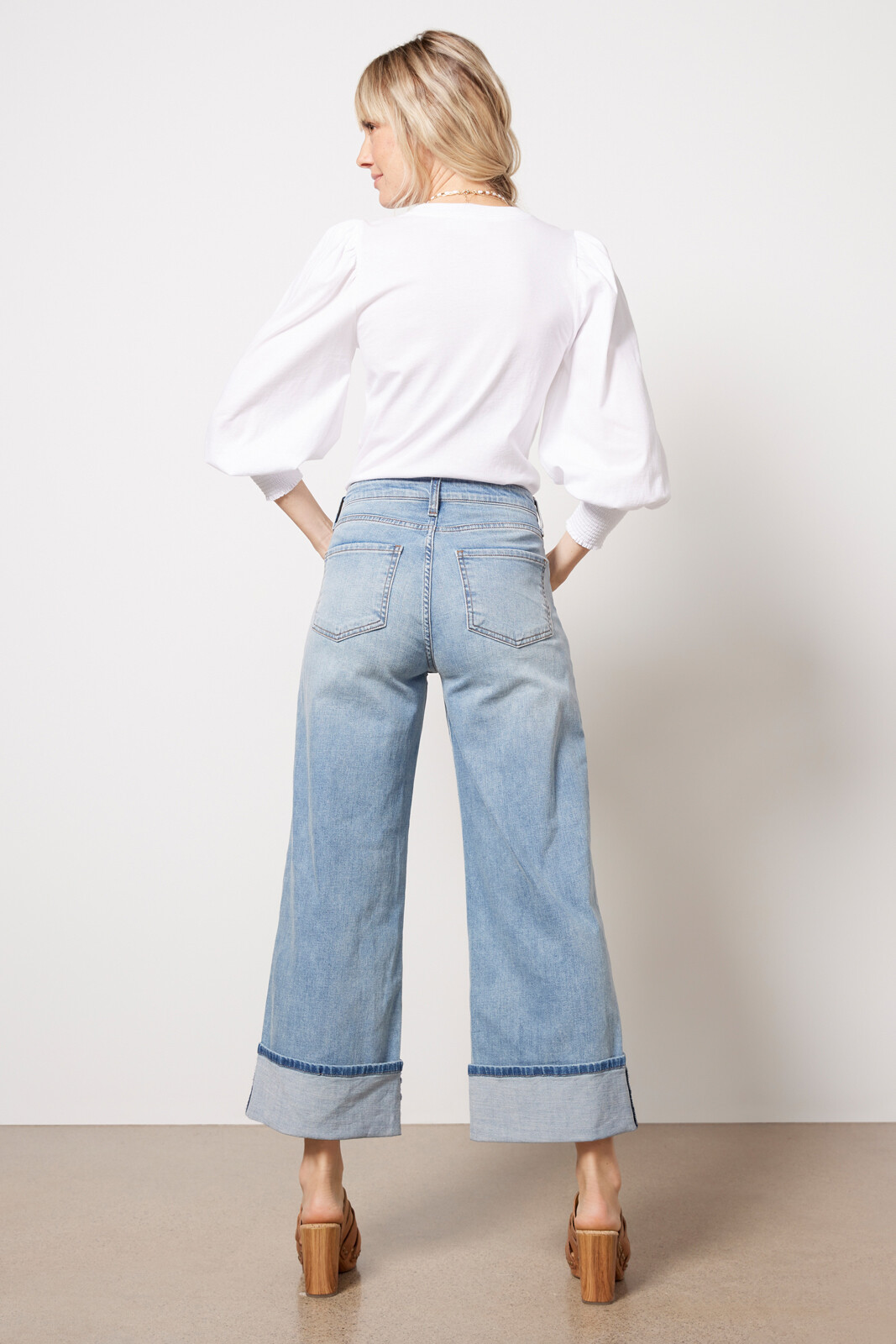 Meg Wide Leg with Cuff | Evereve