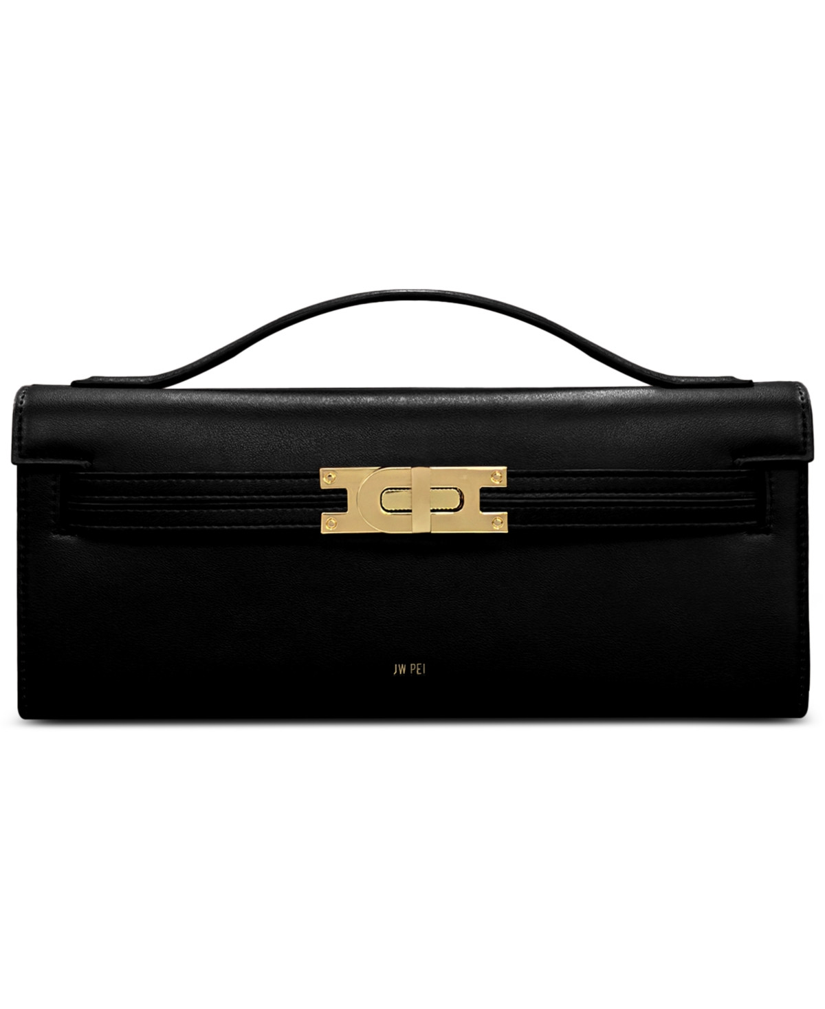 Bria Structured Top Handle Bag - Black | Macy's