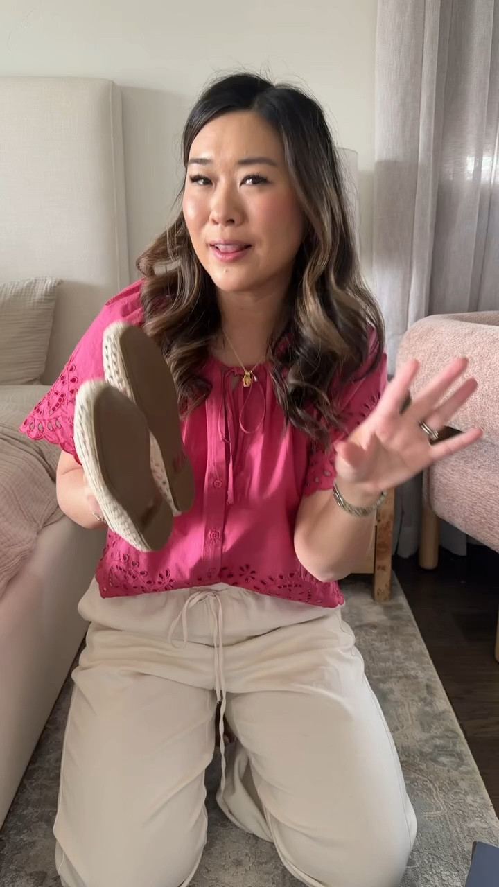 Chic new shoes, sandals, heels, flats from Target!! Pink Blouse: Medium Pants: Medium

Spring shoes, spring style, target shoes, women’s shoes, flats, woven shoes

#LTKootd #LTKSeasonal #LTKmomlife