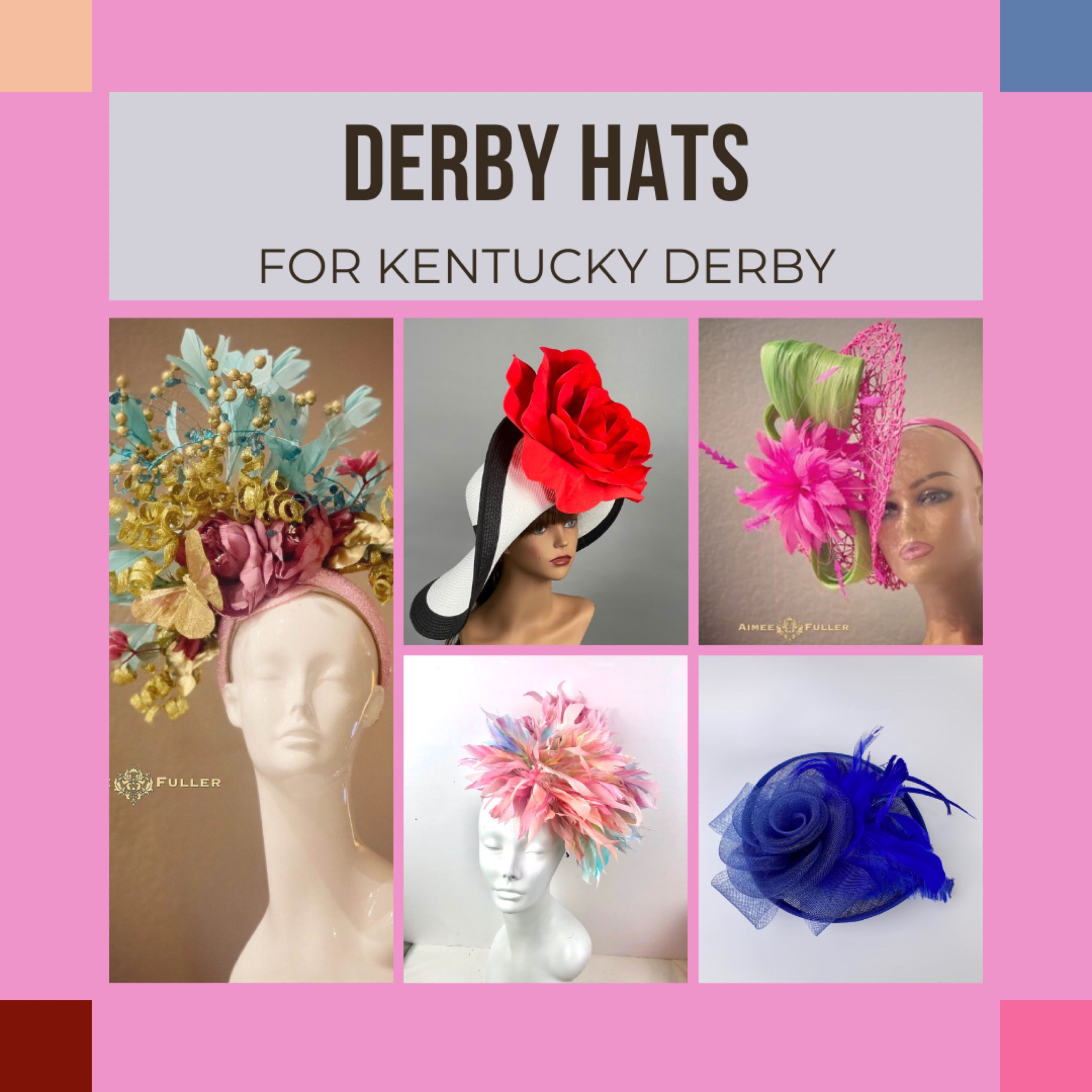 The 1st Saturday in May is right around the corner and that means Kentucky Derby & hats!
I’m a Kentucky girl and my collection of hats is large.
I shuffle back and forth between full hats and fascinators.
There are wonderful hat selections all over Kentucky during this time of year, however, I no longer live in Kentucky and finding the perfect hat could be challenging! 
Thanks to Etsy, there are some great mats to order in time to wear for this day!
I ordered one of the headpieces in this collection!
Can you guess which one?


#LTKstyletip #LTKparties #LTKSeasonal