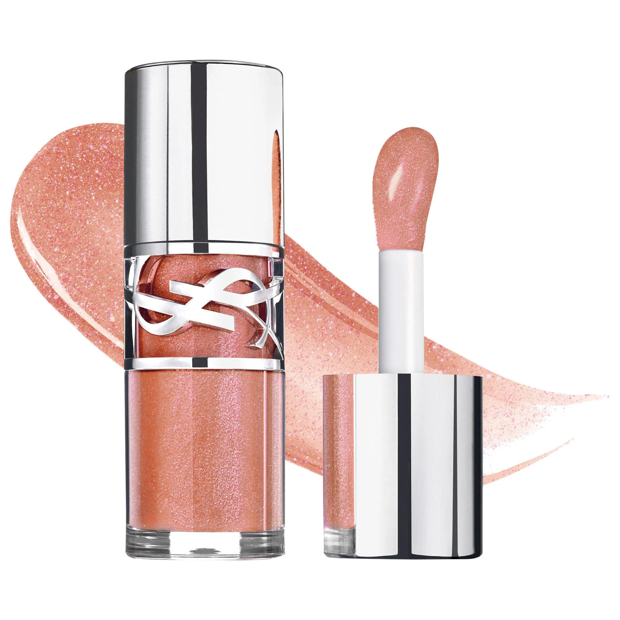 Yves Saint Laurent YSL Loveshine Plumping Lip Oil Gloss 12 Honeymoon 0.2 oz/6 mL | Sephora (US)
