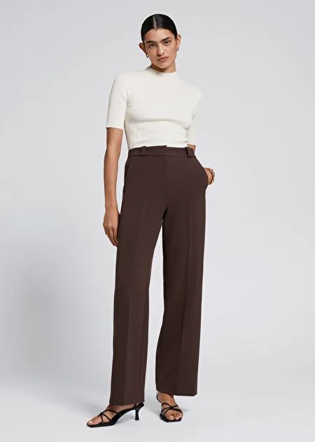 Wide Press Crease Trousers | & Other Stories US