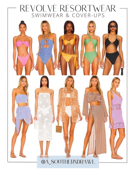 Revolve Resort wear swimsuits and cover ups!

Resort wear - beach outfit inspo - beach vacation - beach swim - one piece suits - swim cover ups 

#LTKswim #LTKtravel #LTKstyletip