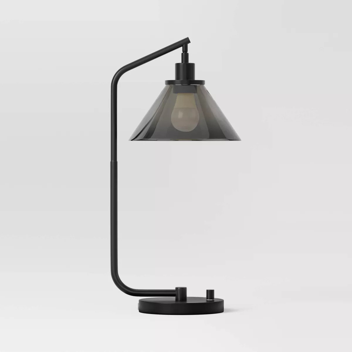 Smoked Glass Table Lamp Black - Threshold™ | Target