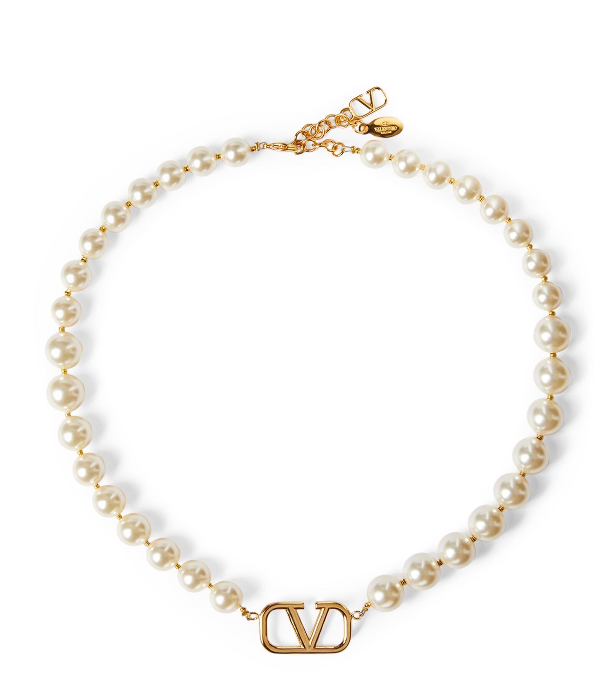 VLOGO Signature Pearl Necklace | Harrods