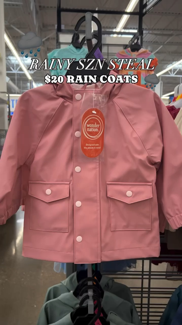 Usually $20 but ON SALE right now $7!!!!  So good for this rainy season 🌧️ 

wonder nation / walmart / toddler / baby / kids / outerwear / spring seasonn

#LTKbaby #LTKkids #LTKSeasonal