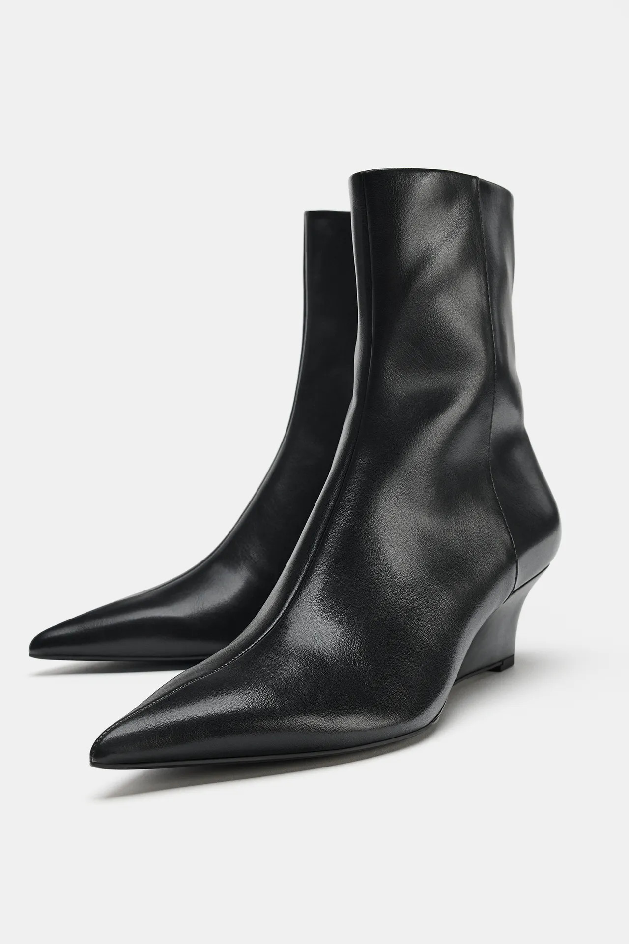 WEDGE HEEL ANKLE BOOTS | Zara UK