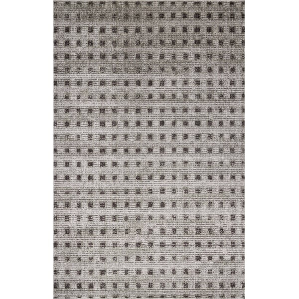 Bleecker BLE-06 Silver/Charcoal Area Rug | Rugs Direct