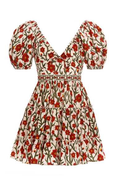 Manzanilla Floral Cotton Poplin Mini Dress | Moda Operandi (Global)