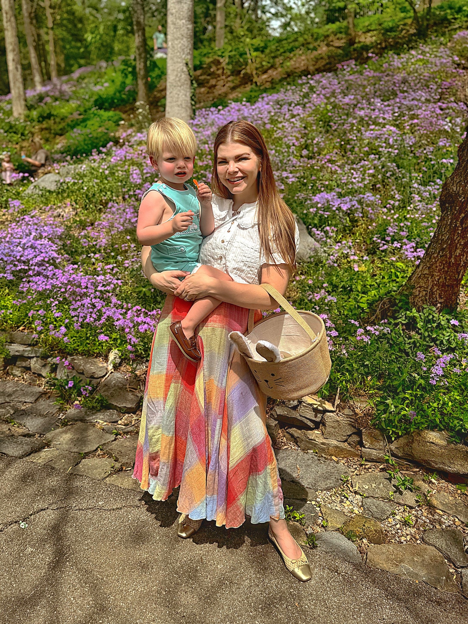 Easter weekend outfit. 

This skirt is do fun, but I wish I’d sized down to an XS! I like to wear everything high waisted and the fit is meant more for low so the waist is wider. Such a fun print and I got tons of compliments.

Too is a new addition that I’ve worn so many times already. Goes with SO much. I’m in a medium and think sizing up was best! 

Flats are a combo of woven and gold leather and are the perfect go with everything summer shoe. TTS.


#LTKFindsUnder100