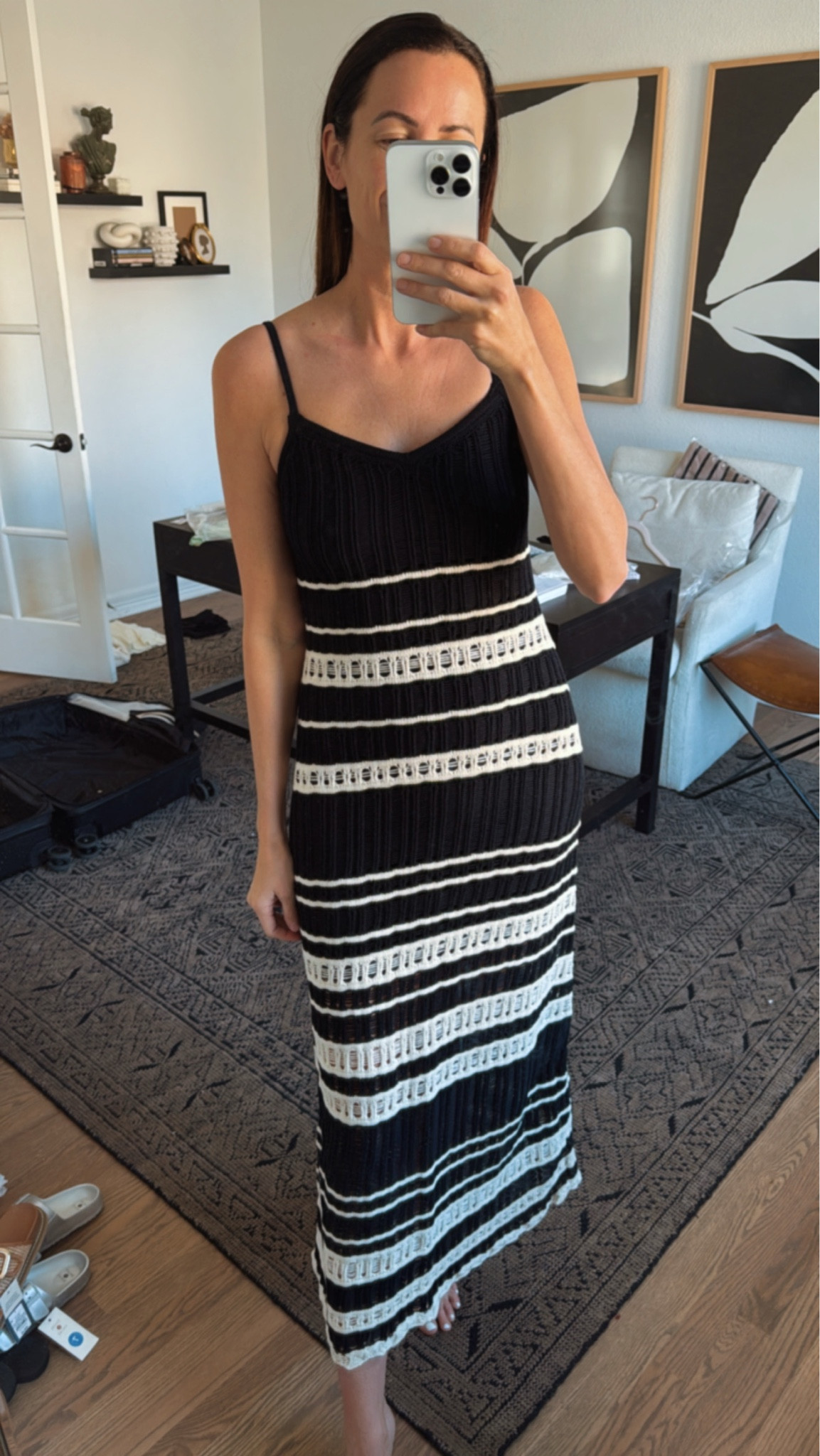 I absolutely love this crochet dress! It’s lined but that liner ends mid thigh, so it will be perfect for the beach! It is soft and stretchy, and hugs you in the best way! I also got this in white/cream!! Perfect beach dress, resort wear, vacation dress, summer maxi

#LTKSeasonal #LTKStyleTip #LTKTravel