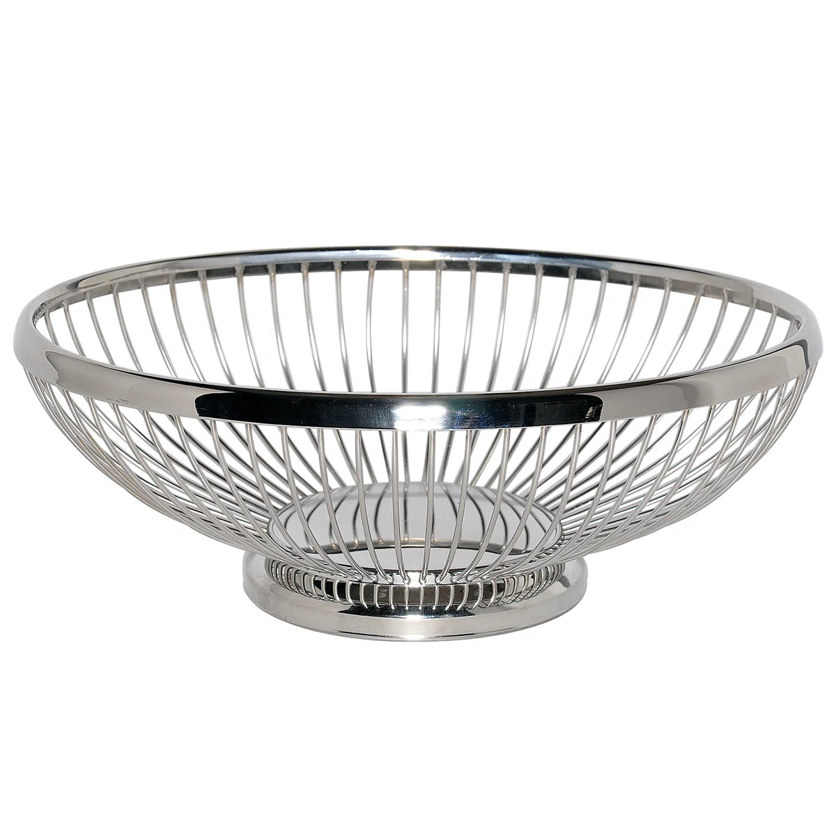 Stainless Steel 9 " Bread Basket | Wayfair North America