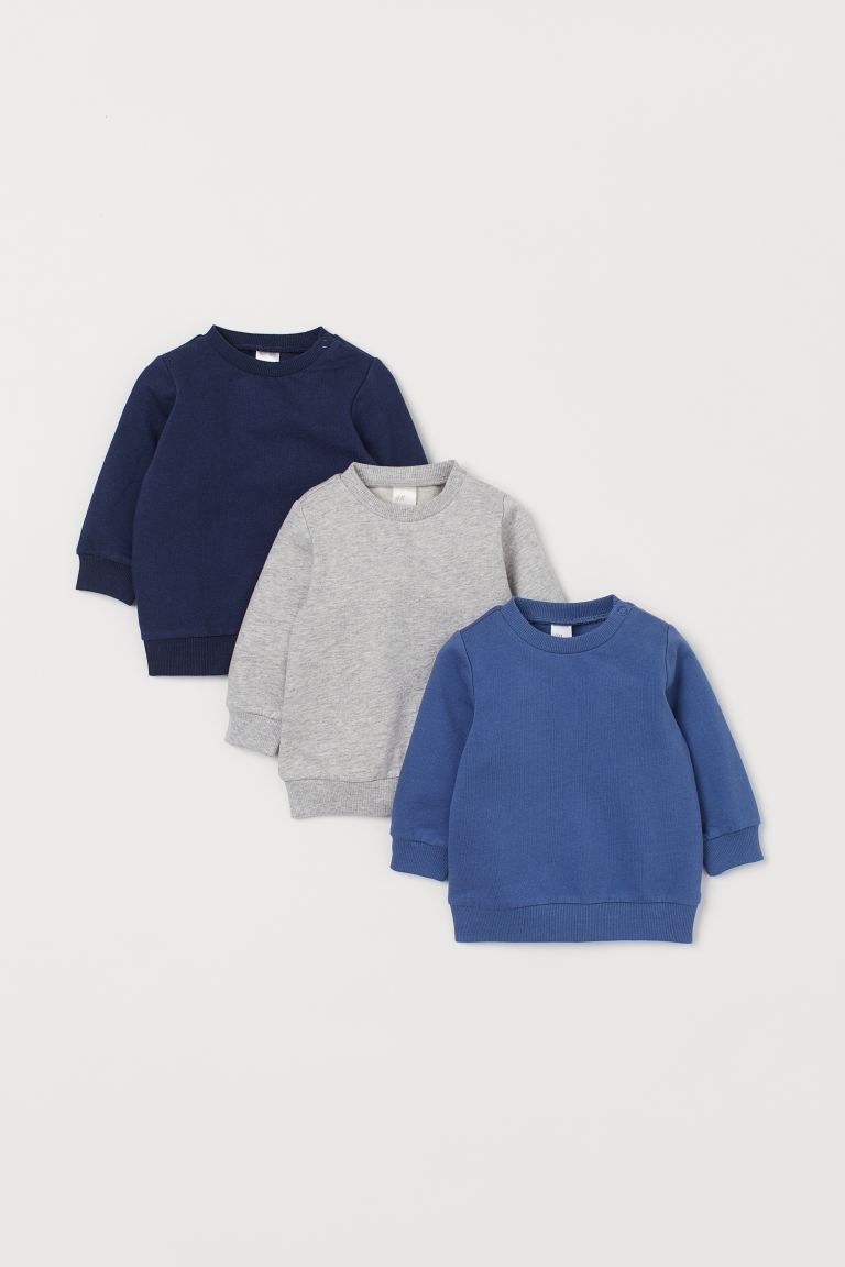 3-pack Cotton Sweatshirts | H&M (US)