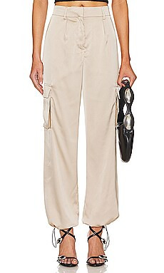 superdown Seleste Drawstring Jogger Pant in Taupe from Revolve.com | Revolve Clothing (Global)