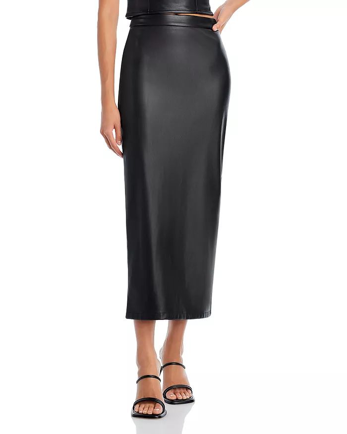 Faux Leather Pencil Maxi Skirt | Bloomingdale's (US)