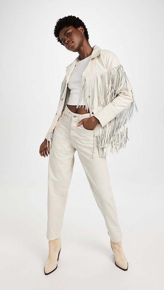 One Teaspoon Chaos Walking Fringed Leather Jacket | SHOPBOP | Shopbop