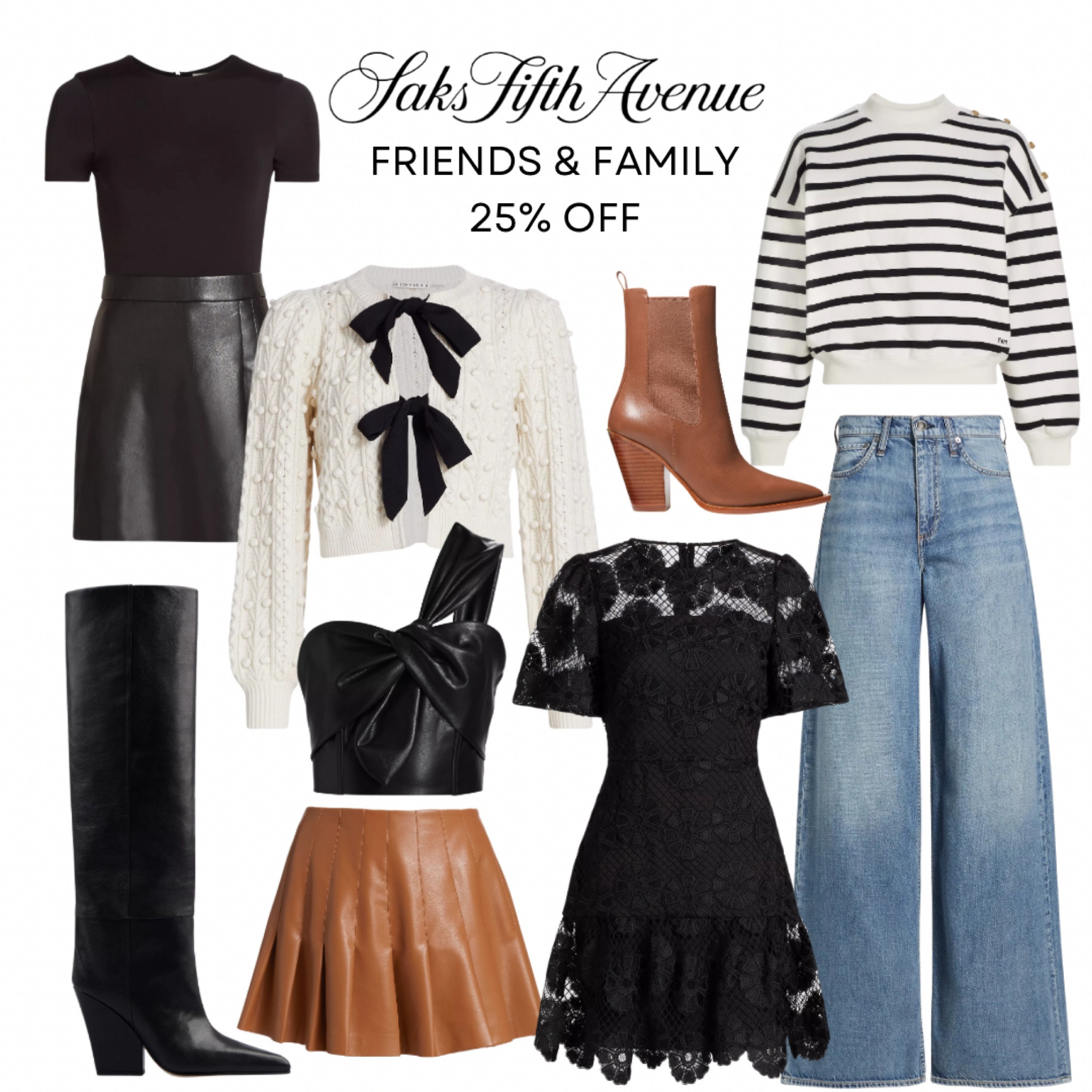 Designer finds at 25% off! Friends and Family sale. Dresses, denim, jeans, sweaters, boots.
#jeans #falloutfit #boots #fallclothes #designer

#LTKSaleAlert #LTKFallSale #LTKOver40