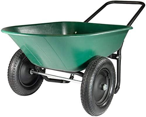 Green Thumb 70008 2 Wheel Poly Wheelbarrow | Amazon (US)