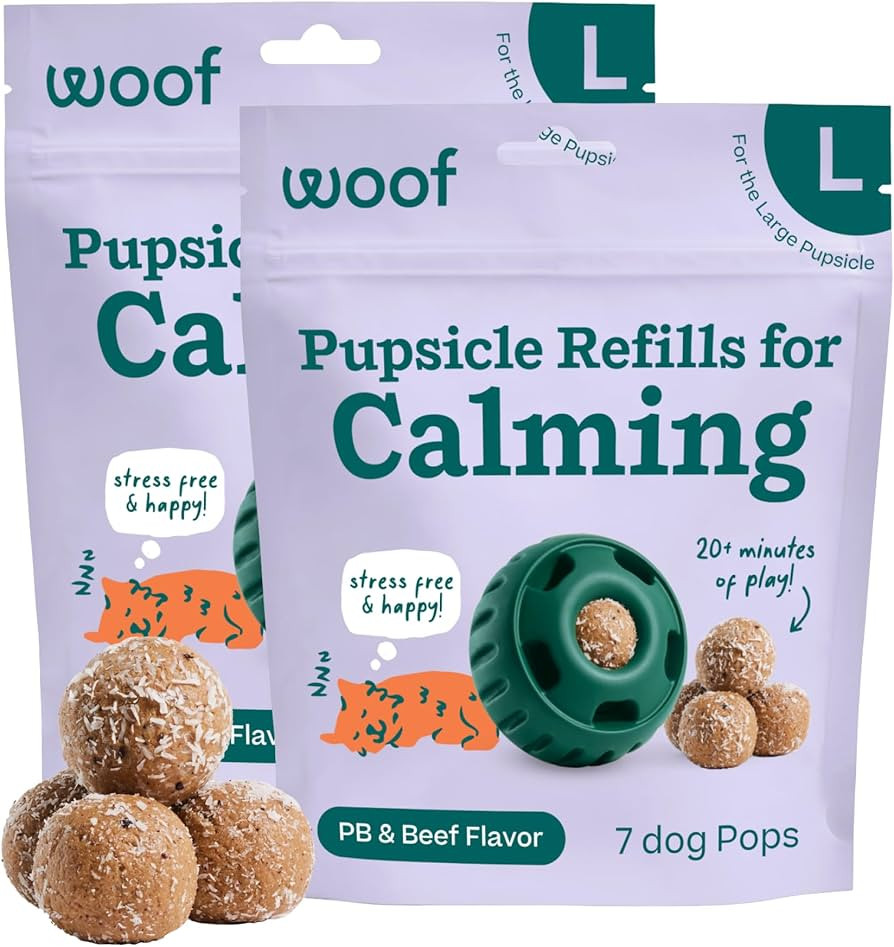 WOOF Pupsicle Refill Pops for Calming - Long-Lasting Refills for The Pupsicle Toy to Promote Calm... | Amazon (US)