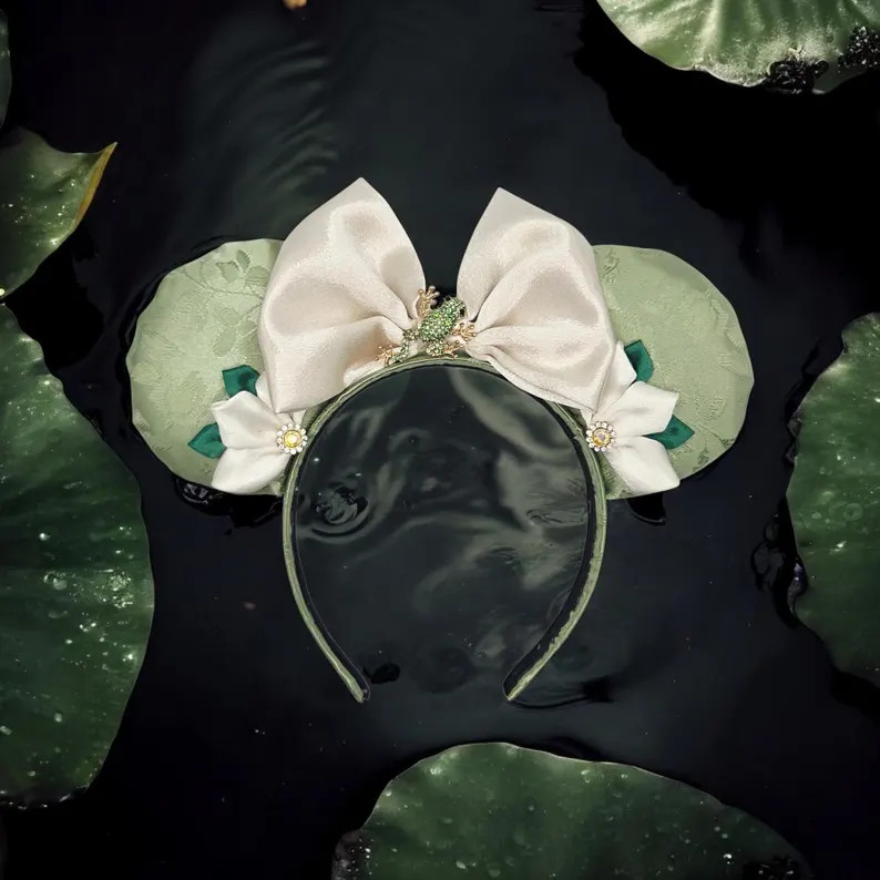 Tiana inspired Mouse Ears: Princess and the Frog Inspired Disney Bounding Headband | Etsy (US)