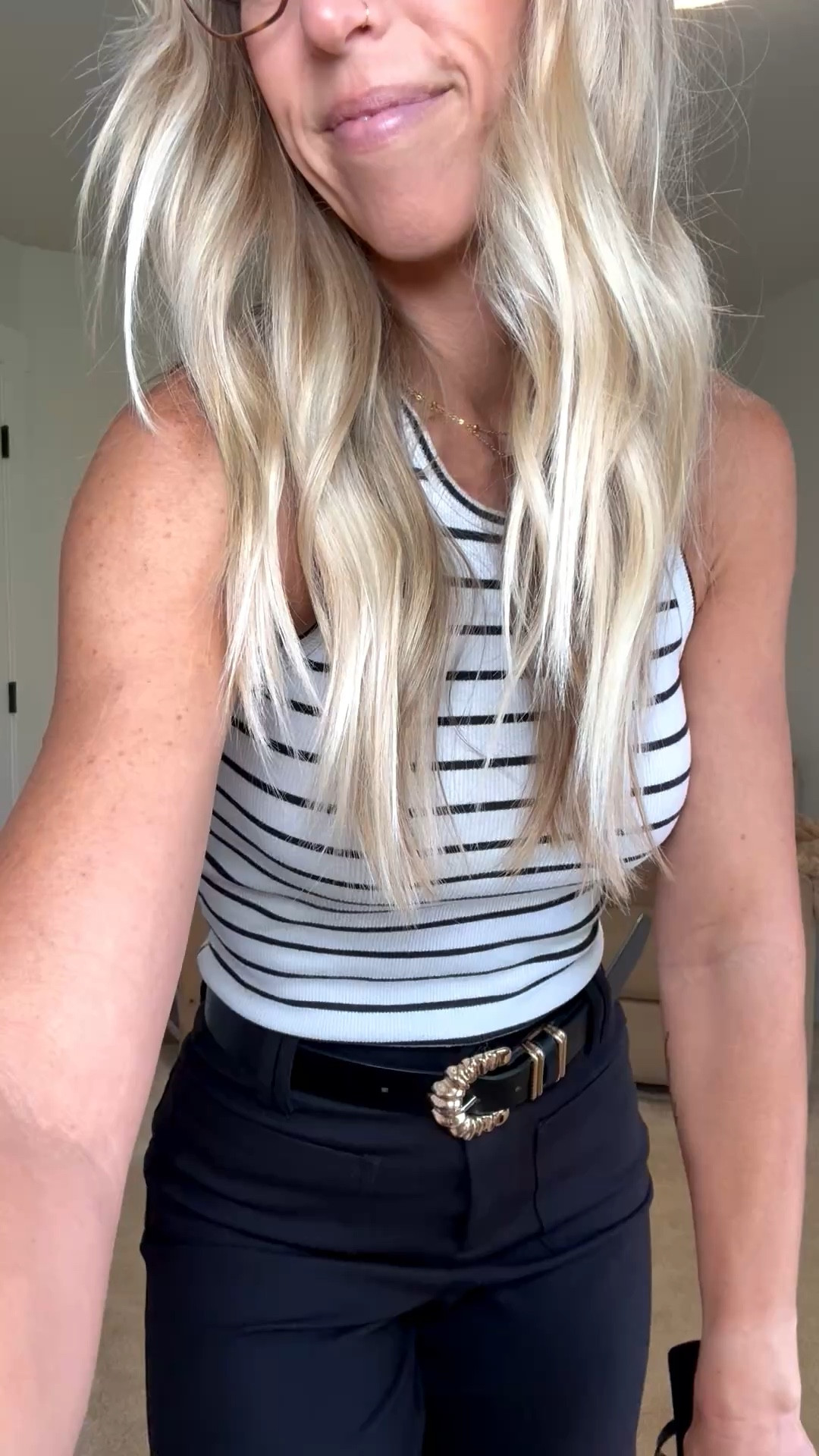 These pants are a staple for work! Size 0. Tank is XS and so is the denim shirt  

#LTKgrwm #LTKWorkwear #LTKootd