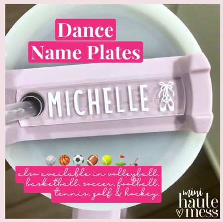 The perfect gift for your athlete! Personalized Stanley name plates with their favorite sport! 

#LTKHolidaySale #LTKHoliday #LTKGiftGuide