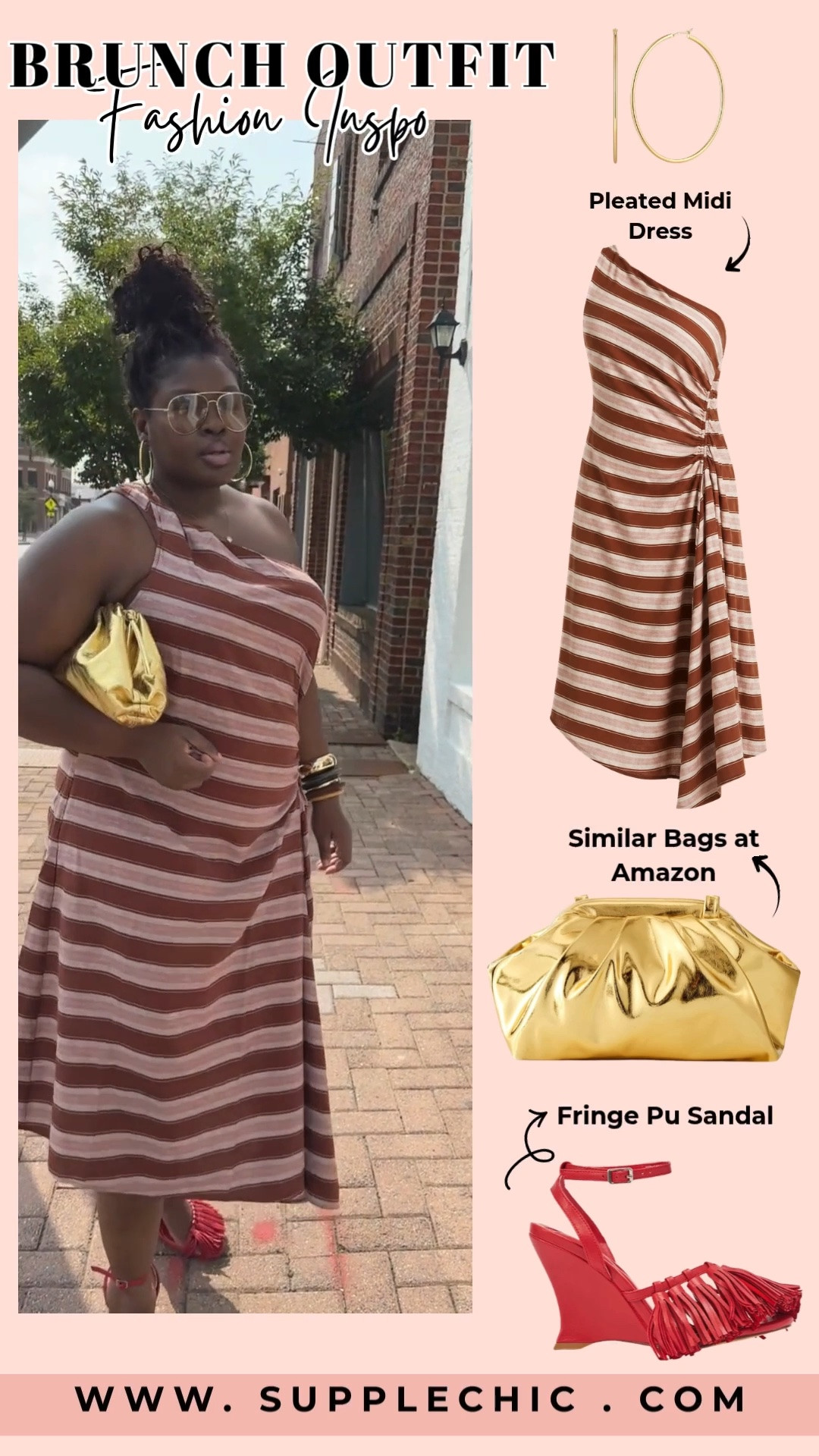 This striped midi dress is a versatile wardrobe piece with a comfortable silhouette and timeless pattern. Pair it with sandals, heels, sneakers, or a statement bag for brunch, vacations, date nights, and everyday outings.   striped midi dress, brunch outfit, summer dress, casual dress, feminine style, weekend outfit, chic outfit, vacation outfit, dress outfit ideas, women’s fashion, trendy dress, effortless style, casual chic look, date night outfit, wardrobe essentials

#LTKootd #LTKSeasonal #LTKMidsize