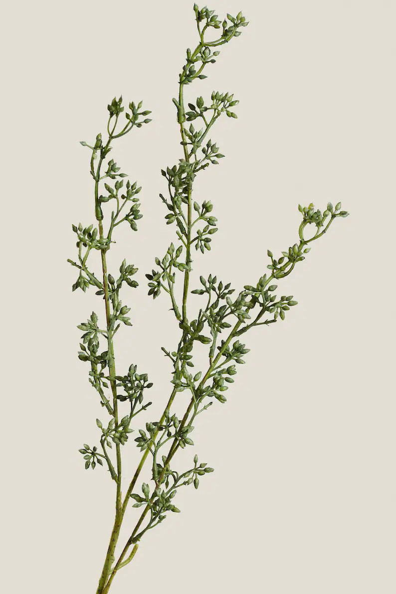 Faux Green Filler Stem \u2013 Artificial Leafy Branch for Floral Arrangements, Wedding Bouquets, ... | Etsy (Global)