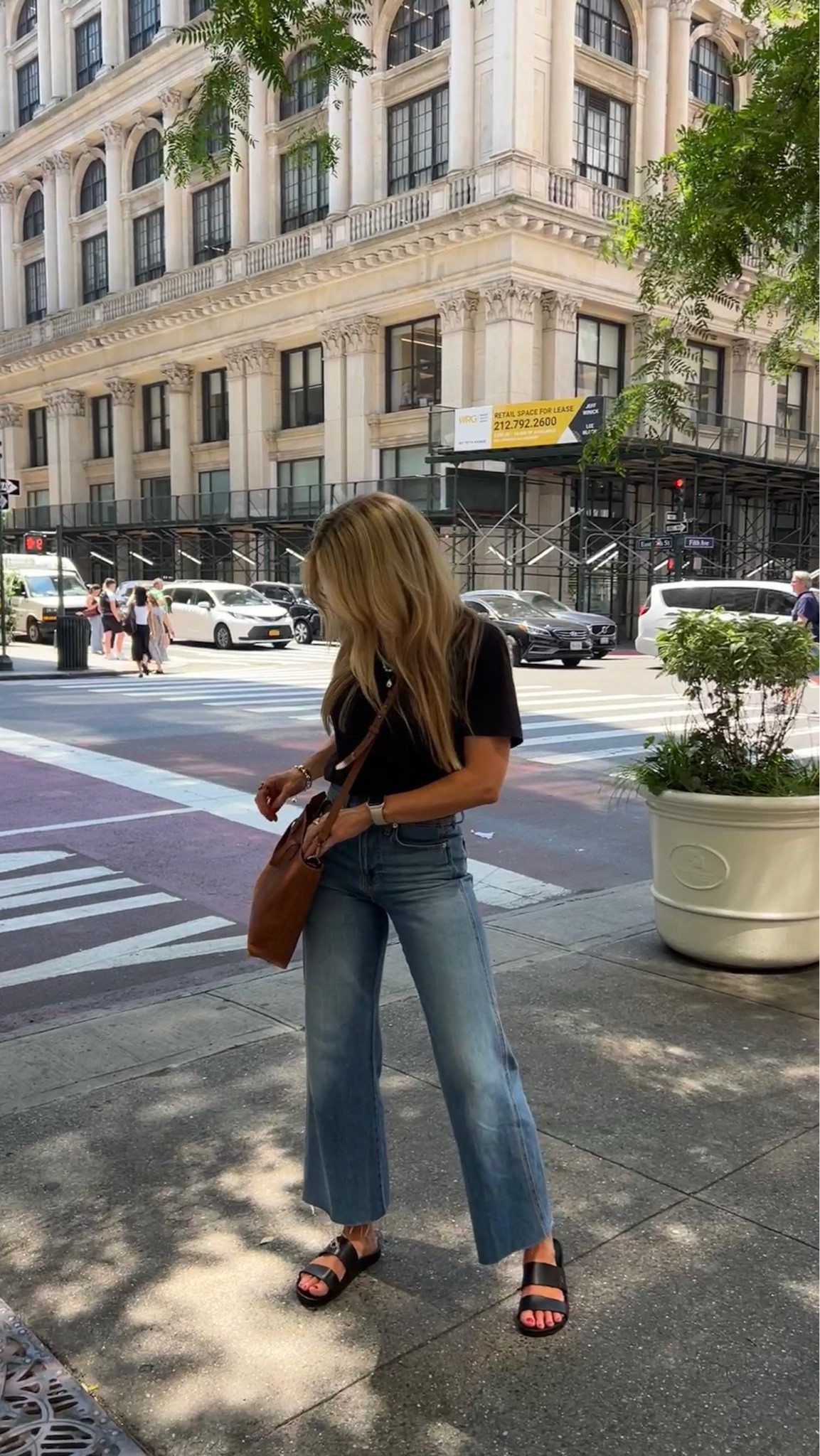 NYC summer outfit! 
Tee: runs TTS
Jeans: run TTS
Shoes: run TTS and so comfortable for all the walking. 

#LTKSeasonal #LTKBeauty #LTKStyleTip
