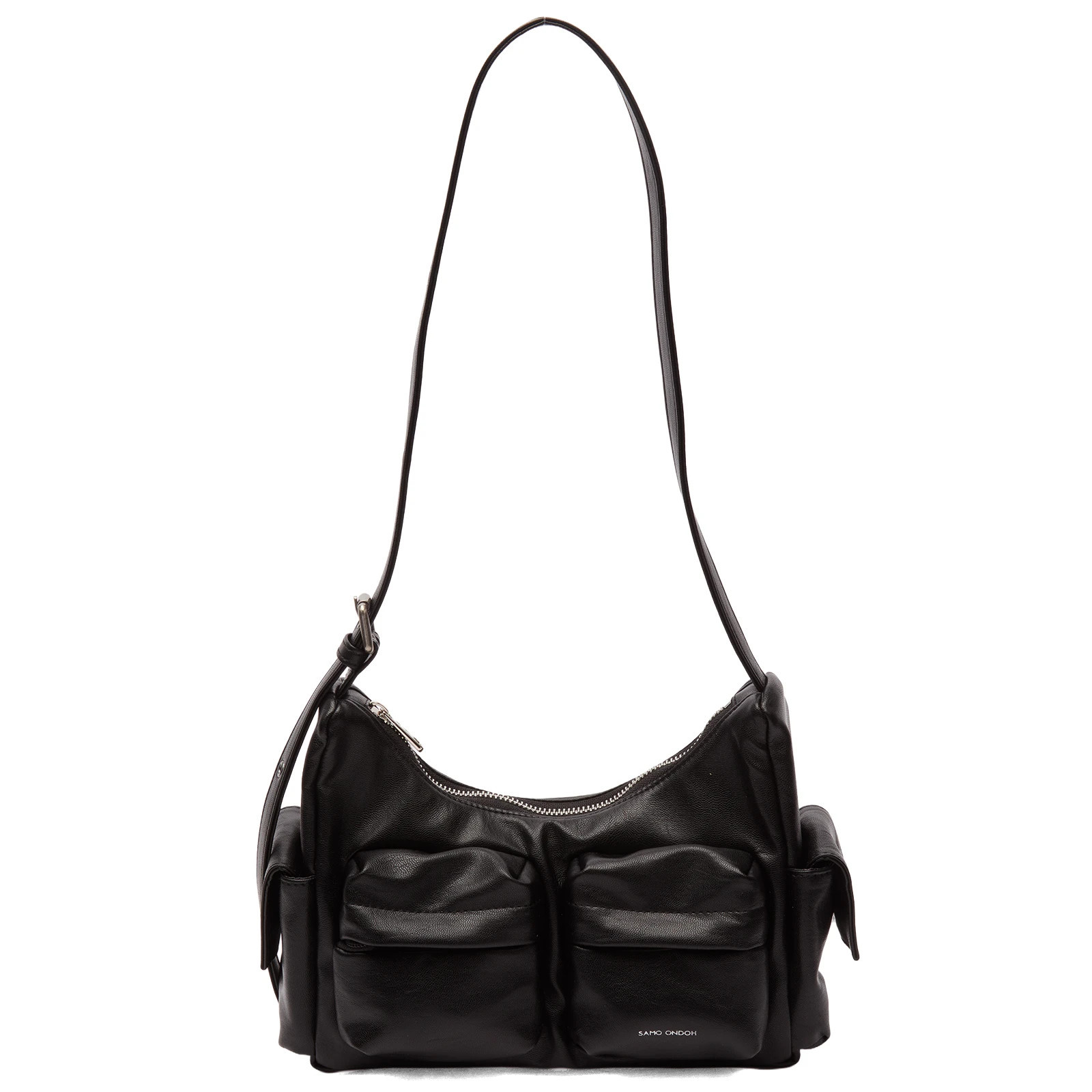 SAMO ONDOH Women's Pocket Mug Cross Body Bag - Medium in Nappa Black | END. Clothing