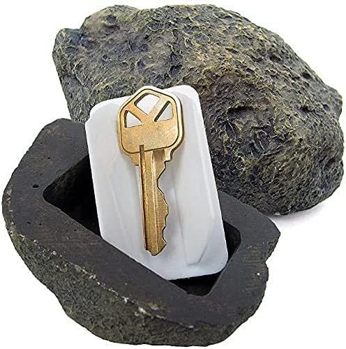 RamPro Hide-a-Spare-Key Fake Rock - Looks & Feels like Real Stone - Safe for Outdoor Garden or Yard, | Amazon (US)