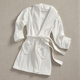 LoveShackFancy White Terry Robe | Pottery Barn Teen