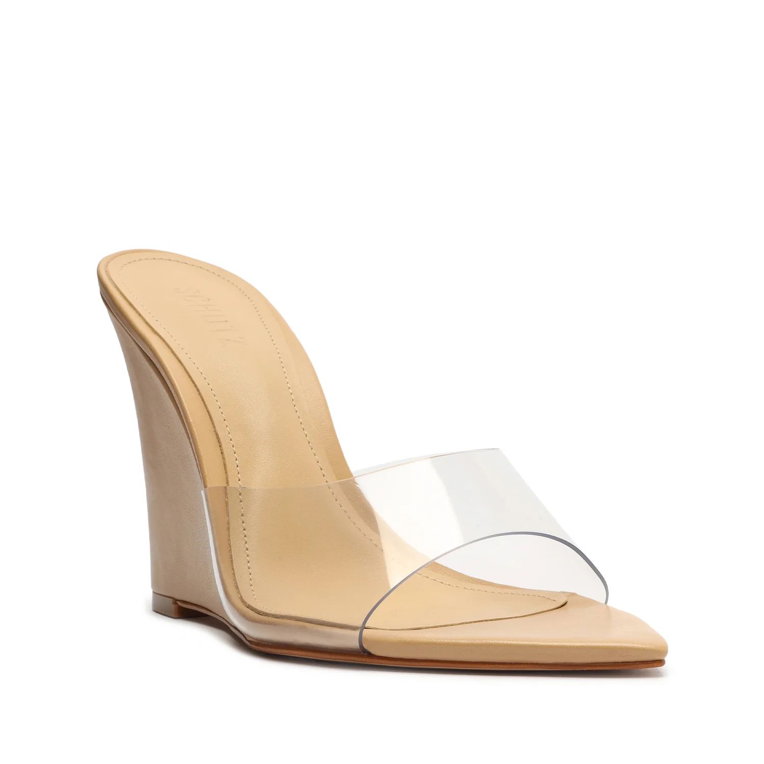 Luci Vinyl & Nappa Leather Sandal | Schutz Shoes (US)