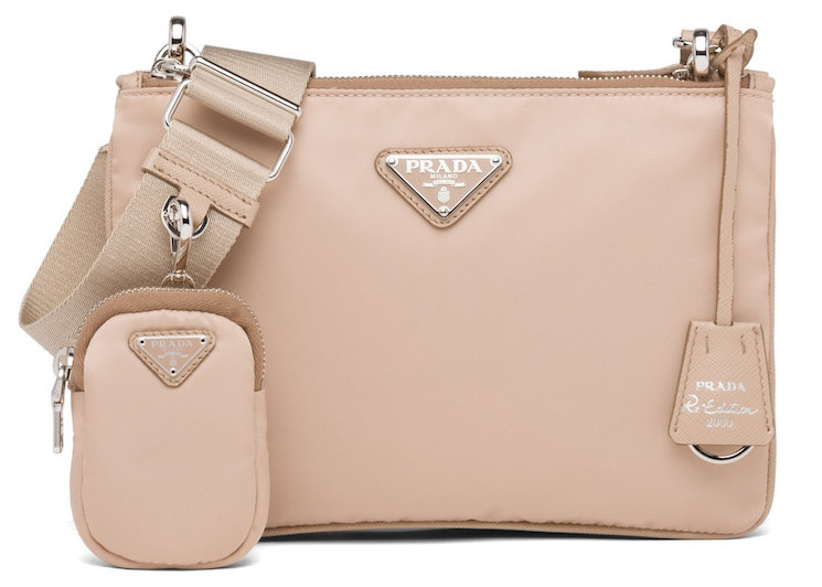 Women's Prada ReEdition 2000 Shoulder Bag Nylon in Cameo Beige | StockX
