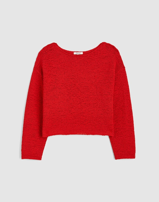 Boatneck Pullover Sweater | Madewell
