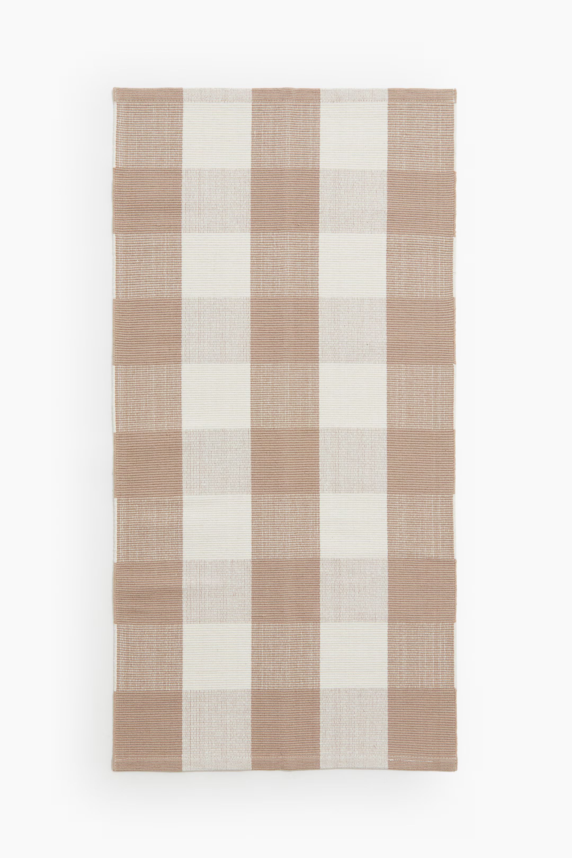 Plaid Flatweave Runner Rug | H&M (US + CA)