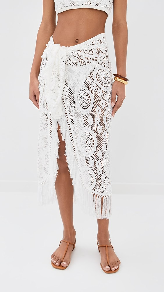 Thyri Fringe Trim Parreo | Shopbop