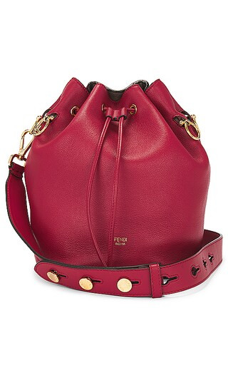 Fendi Mon Tresor Bucket Bag in Red | Revolve Clothing (Global)