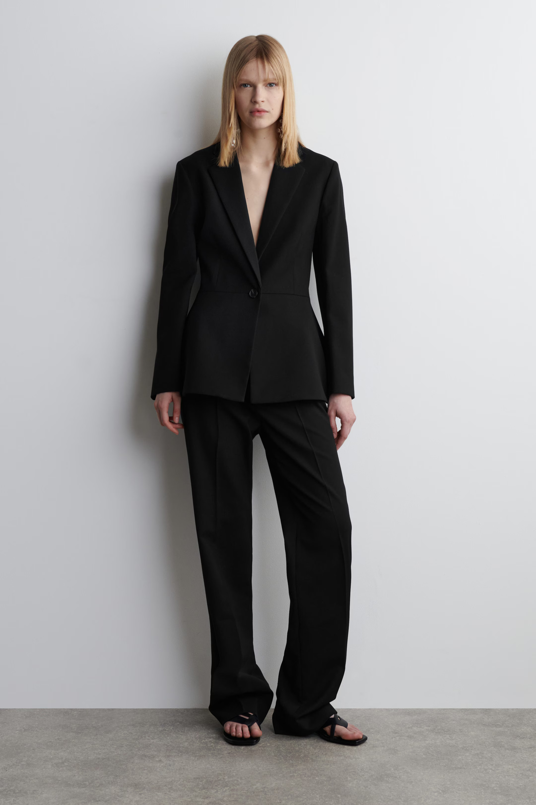 TAILORED PEPLUM BLAZER - BLACK | COS US | COS (EU)