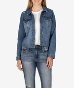 Amelia Denim Jacket (Society Wash) | Kut From Kloth