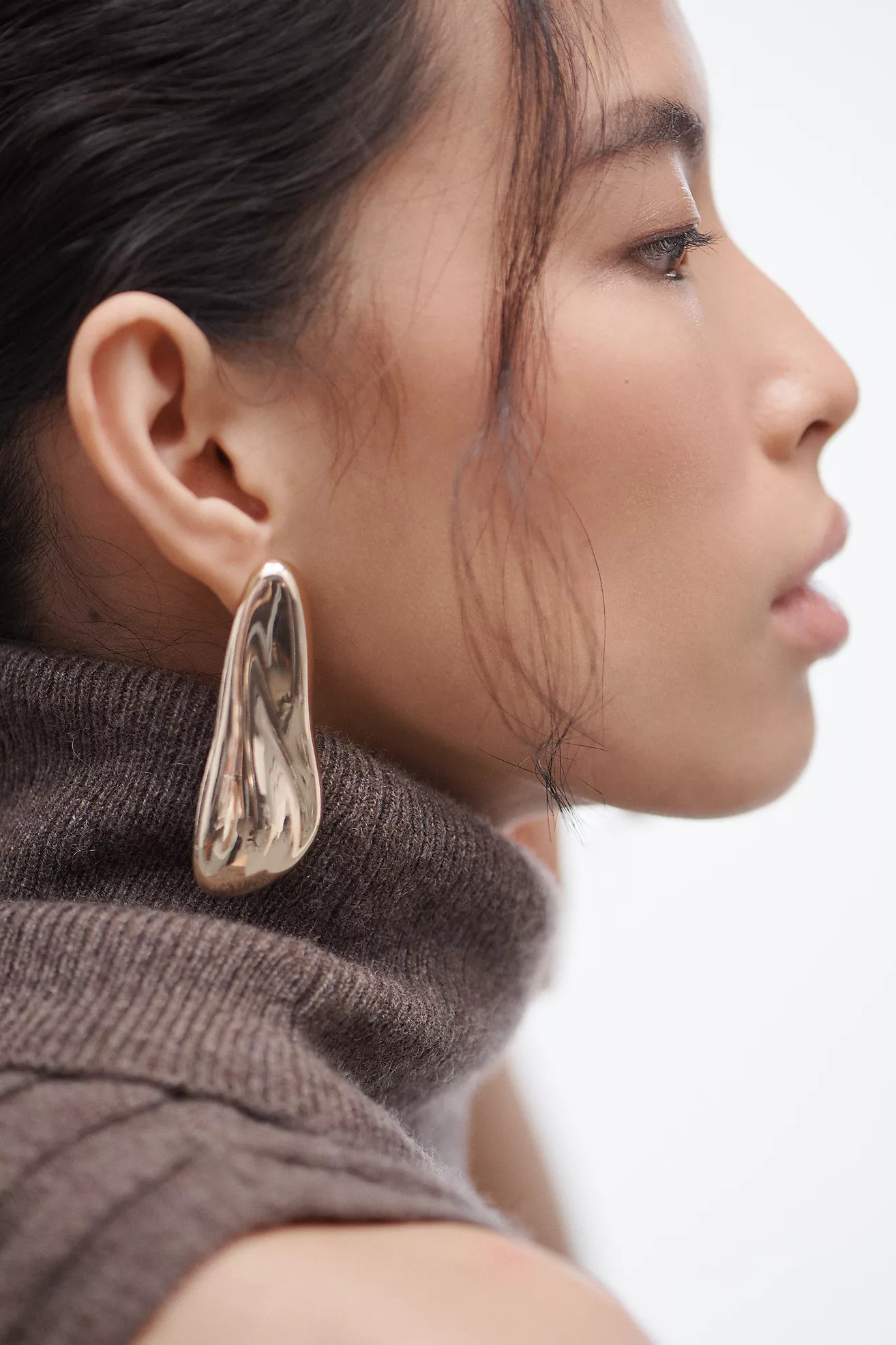 Molten Metal Large Drop Earrings | Anthropologie (US)