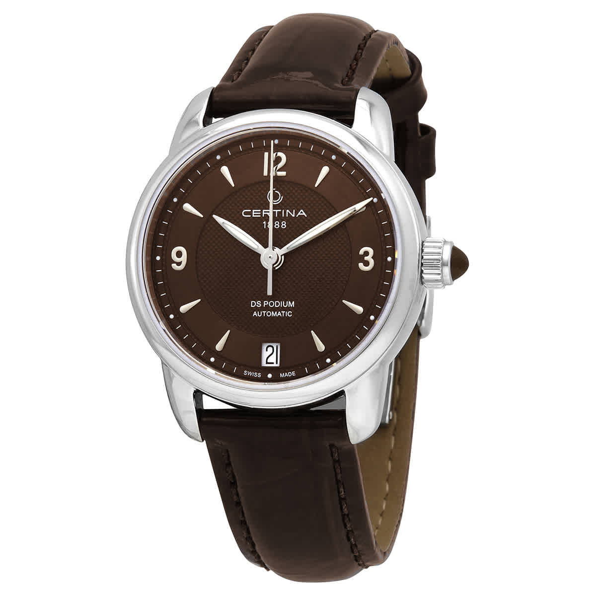 Certina DS Podium Automatic Brown Dial Ladies Watch C025.207.16.297.00 | Jomashop.com & JomaDeals.com