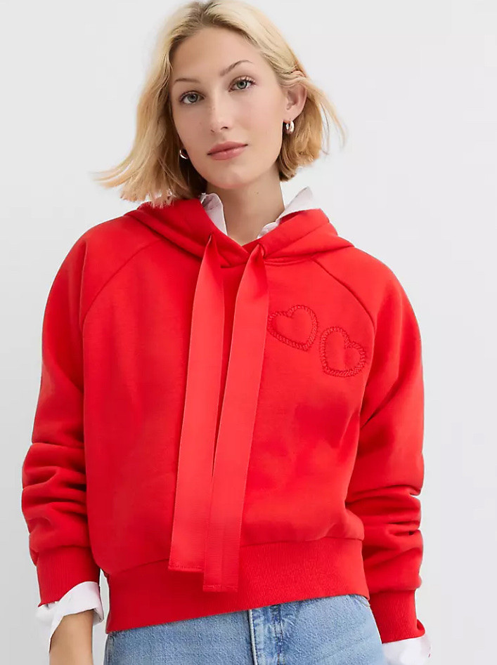 ON SALE - 30% off the pride marked, I love this hoodie style - it’s playful, but could still be dressed up, too. 


#hearthoodie #heartsweatshirt #loft #salefinds #valentinesday #LTKU #LTKOver40 #valentineshoodie 

#LTKSaleAlert #LTKFindsUnder50 #LTKHoliday