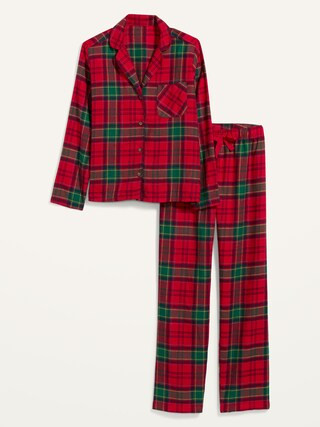 Patterned Flannel Pajama Set for Women | Old Navy (US)