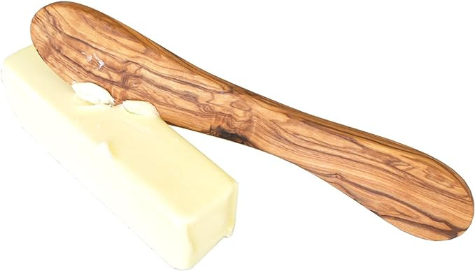Naturally Med Olive Wood Butter Knife/Spreader | Amazon (US)